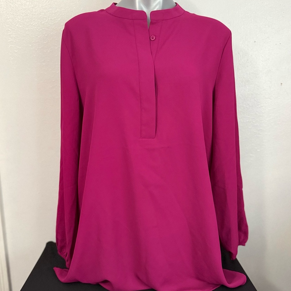 Anne Klein Fuchsia Blouse